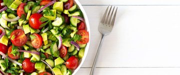 Simple Tomato Cucumber Salad