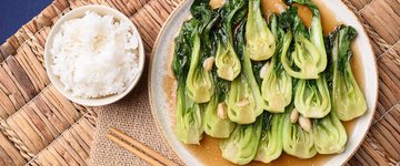 Bok Choy in Garlic Tamari Sauce