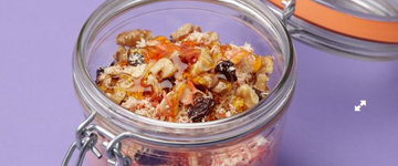 Healthy Overnight Carrot Cake Oats