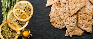 Grain-Free Lemon Peppered Almond Crackers