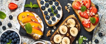 Ezekiel Toast & Natural Peanut Butter