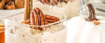 Creamy Pumpkin Spice Overnight Oatmeal