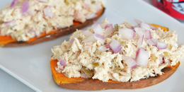 Sweet Potato Toast & Tuna