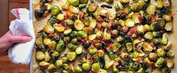 Roasted Brussels Sprouts and Bacon