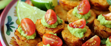 Mexican Cauliflower Mini Muffins