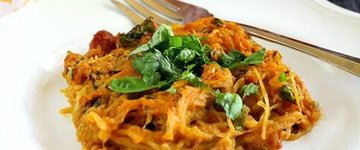 Vegan Italian Spaghetti Squash Bake