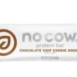 No Cow Chocolate Chip Cookie Dough Protein Bars