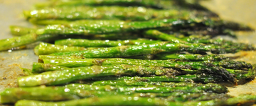 Oven roasted asparagus (PEP)