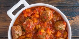 4-Ingredient Slow Cooker Porcupine Meatballs