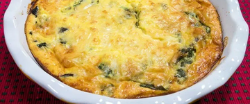 Sweet Potato Crusted Quiche