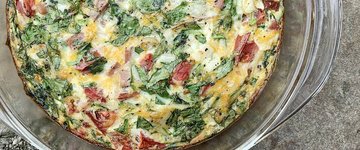 Garden Party Crustless Quiche