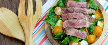 Balsamic Ginger Steak Salad