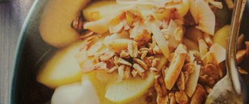Cinnamon Maple Apple Crumble 