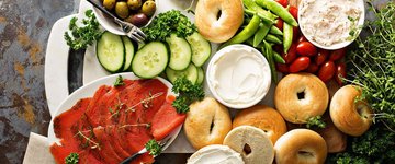 Bagels & Lox Brunch Board