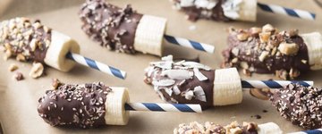 Chocolate-Covered Frozen Bananas