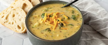 chicken and broccoli dairy free soup