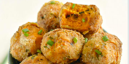 Loaded Mashed Sweet Potato Balls