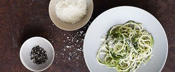 Zucchini Cacio e Pepe