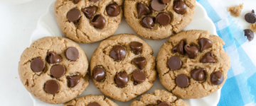Healthy Peanut Butter Chocolate Chip Cookies
