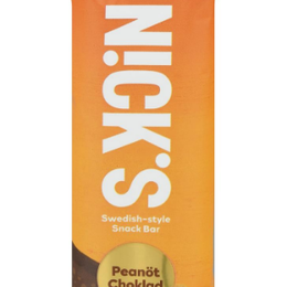 Nick's Keto Swedish-Style 15g Protein Snack Bar - Peanöt Choklad