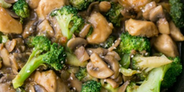 Chicken Broccoli & Mushroom Stir Fry