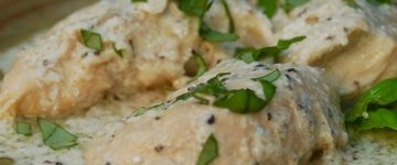 3-Ingredient Slow Cooker Creamy Italian Chicken