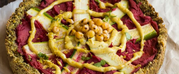 Deep Dish Falafel Pizza