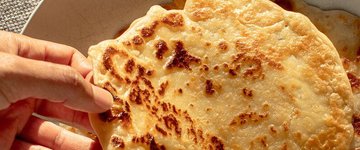 3 Ingredient Gluten Free Naan Bread
