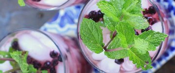 Wild Blueberry Ginger Mint Green Iced Tea