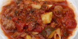 Crock Pot Tomato Beef Macaroni Soup