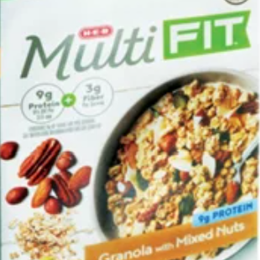 H‑E‑B Select Ingredients Multi Fit Granola with Mixed Nuts