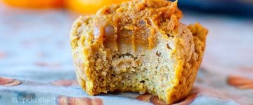Pumpkin Pie Stuffed Muffins