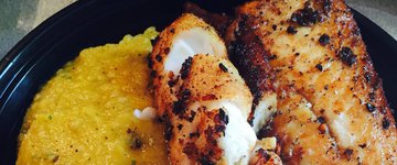 Baked Fish with Butternut Squash Mash