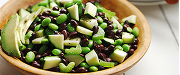 DA Black Bean and Edamame Avocado Salad