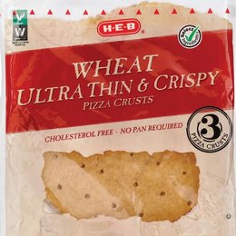 H-E_B Whole Wheat Ultra Thin and Crispy 7 inch Pizza Crust