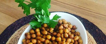 Spicy Roasted Chick Peas