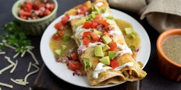 Salsa Verde Chicken Tostadas