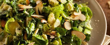 Kale and Brussels Sprouts Salad