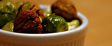 Chestnuts with Brussels Sprouts