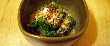 Spinach Ohitashi with Dashi