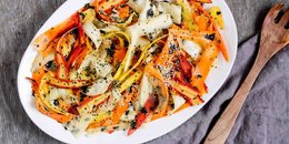 Shaved Rainbow Carrot Seaweed Salad