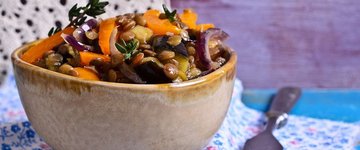Lentil Salad with Oranges