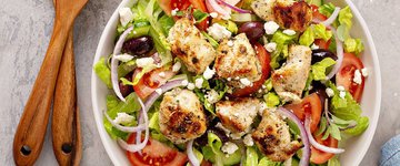 Chicken Souvlaki Salad