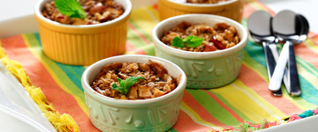 Baked Apple and Banana Oatmeal