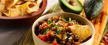 Chunky Grilled Vegetable Guacamole