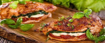 Sun-Dried Tomato & Spinach Stuffed Chicken