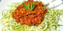 Lentil Bolognese with Zoodles