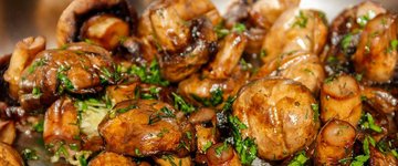 Grilled Mushrooms with Gremolata