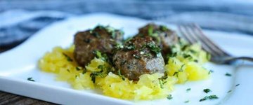 Lamb Meatballs with Mint Gremolata