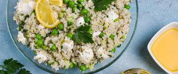 Barley with Sautéed Leeks, Peas & Parsley